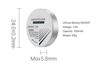 ER2450 Li-SCOI2-batterij TPMS-batterij ER2450T 3.6V 500mAh Lithium-knopcel